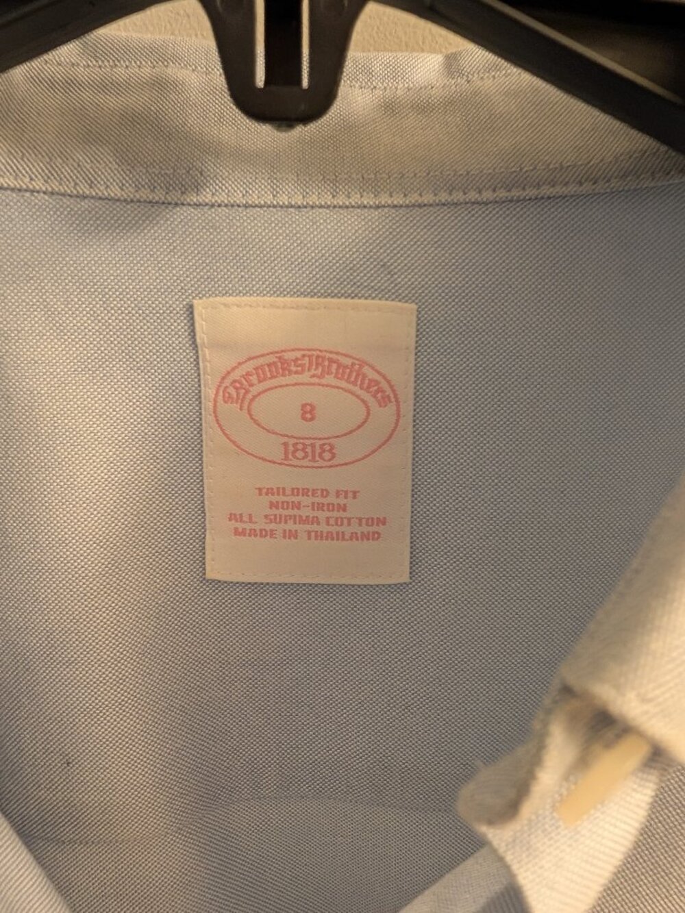Stretch Non-Iron Oxford Button-Down Womens Size 8 - Picture 5 of 10